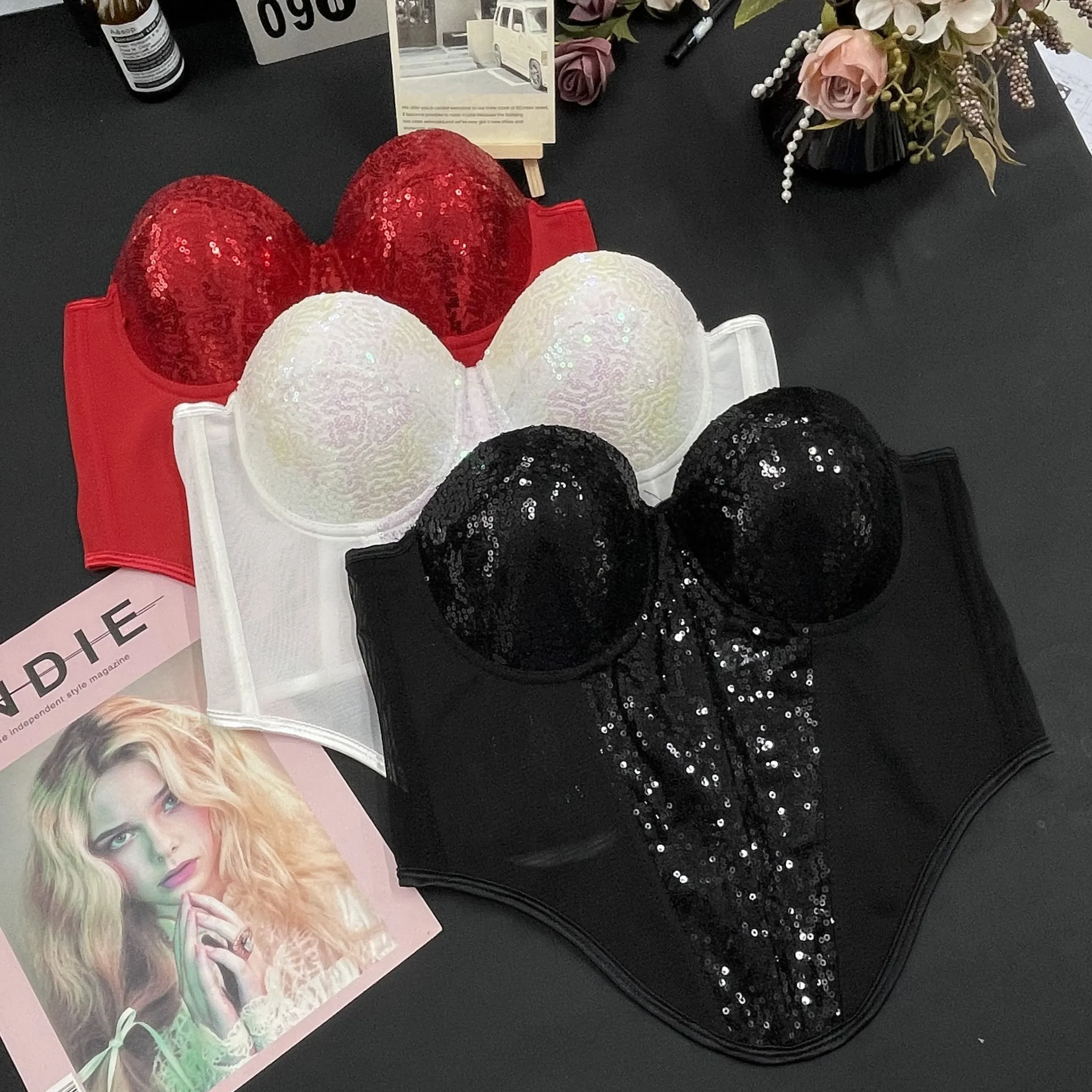 Glamour Sequin Corset