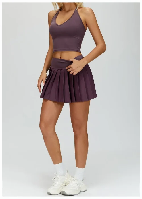 Pleated Skirt Tennis Set
